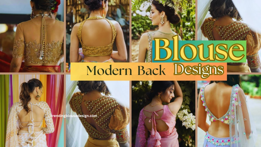 Modern Blouse Back Designs